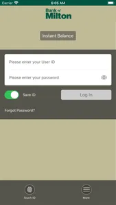 Bank of Milton Mobile Banking screenshot 1