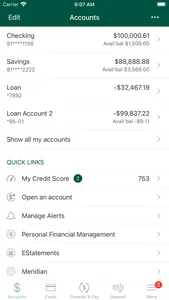 Bank of Milton Mobile Banking screenshot 2