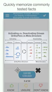 PCAT Organic Chem Cram Cards screenshot 0