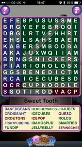 Epic Food Word Search - giant wordsearch puzzle (ad-free) screenshot 1