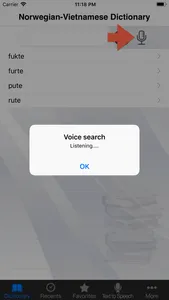 Norwegian-Vietnamese Dict. screenshot 3