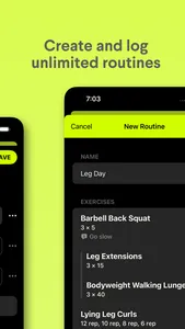 Gains: Simple workout tracker screenshot 3