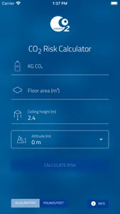 CO2 Risk Calculator screenshot 0