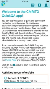 CMRITO QuickQA screenshot 1