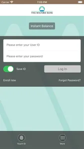 Milford Bank Mobile Banking screenshot 1