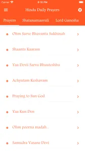 Hindu Daily Prayers screenshot 0