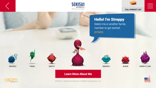 Sekisui Dx Product Portfolio screenshot 3