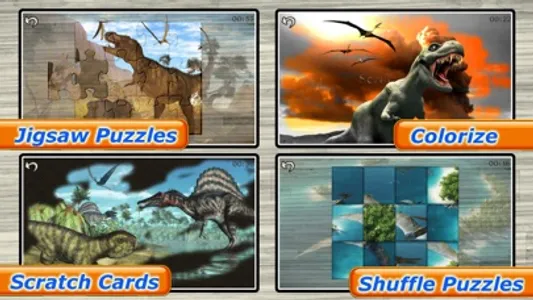 Dinosaur Puzzle - Amazing Dinosaurs Puzzles Games for kids screenshot 2