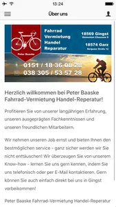 Fahrrad-Vermietung P. Baaske screenshot 1