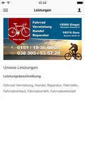 Fahrrad-Vermietung P. Baaske screenshot 2