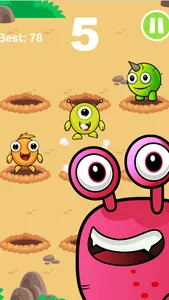 Whack An Alien Mole Invader - Smash The Cute Miner Invaders From Mars! screenshot 1