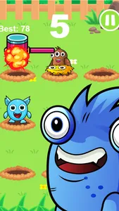 Whack An Alien Mole Invader - Smash The Cute Miner Invaders From Mars! screenshot 2