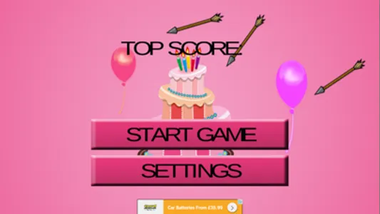 Balloons and arrows - Archery game screenshot 0