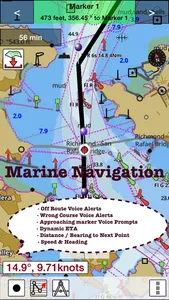 i-Boating: Canada & USA - Marine / Nautical Navigation Charts for fishing & sailing screenshot 3