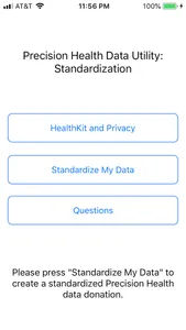 Precision Medicine Data Tool screenshot 0