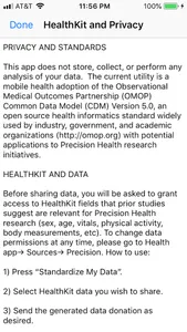 Precision Medicine Data Tool screenshot 1