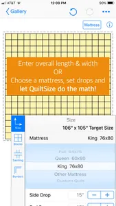 QuiltSize screenshot 1