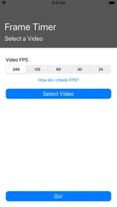 Frame Timer screenshot 1