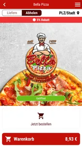 Bella Pizza Mannheim screenshot 0