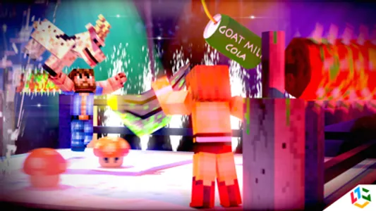 Block Wrestling Mania 3D - FREE Endless Wrestle Game in Cube world screenshot 0