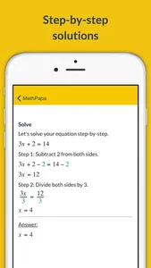 MathPapa - Algebra Calculator screenshot 1