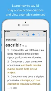 Spanish Dictionary & Thesaurus screenshot 1