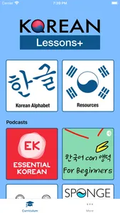 Korean - Lessons+ screenshot 0