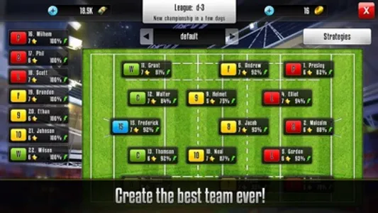 Rugby Manager : Be a manager screenshot 2