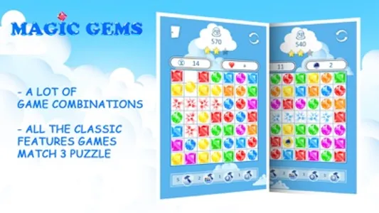 Magic Gems: Match 3 Puzzle screenshot 0