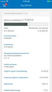 MijnDEFAM screenshot 2