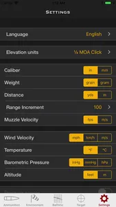 SBC - Ballistic Calculator app screenshot 6