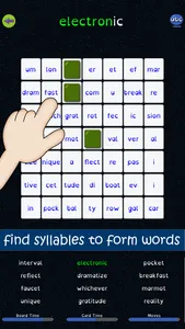 Syllable Word Search - School screenshot 0