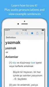 Turkish Dictionary & Thesaurus screenshot 1