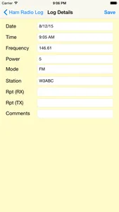 Ham Radio Log screenshot 0