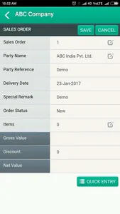 Bizeye Sales Order screenshot 3