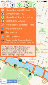 ATX Trail - never get lost or thirsty on Austin's Town Lake trail ever again. screenshot 0
