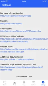 EFR Connect BLE Mobile App screenshot 4