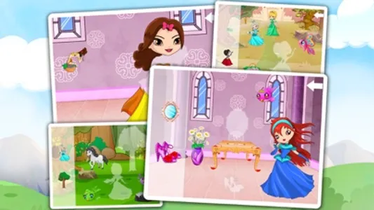 Princess puzzles for girls - Magical dress up puzzle games screenshot 0