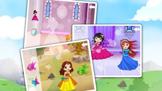 Princess puzzles for girls - Magical dress up puzzle games screenshot 1