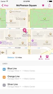 Washington Rail Map Lite screenshot 1