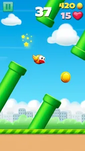 Flying Bird: jump! Fly & Fall screenshot 3