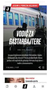 Jutarnji list screenshot 0