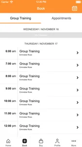 The Exercise Coach Scheduler screenshot 1