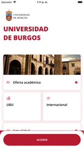 UBU App Universidad de Burgos screenshot 0