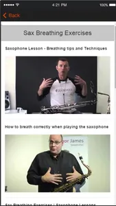 Saxophone Tutorials and Lessons For Beginners screenshot 2