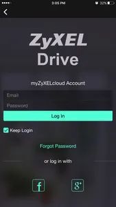 ZyXEL Drive screenshot 1