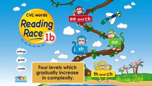 Reading Race 1b: sh, ch words screenshot 0