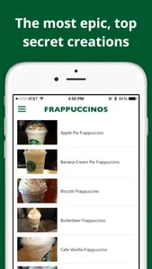 Secret Menu for Starbucks — Free screenshot 0