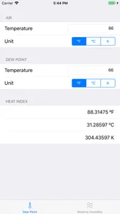 Heat Index Calculator screenshot 0