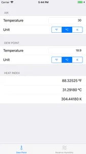 Heat Index Calculator screenshot 1